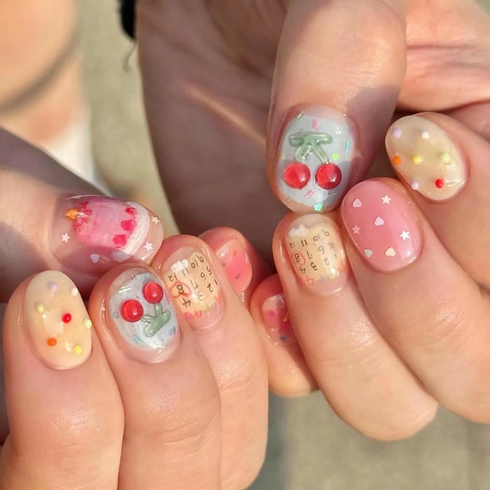 mẫu nail trẻ em