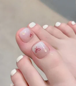 nail chân hàn quốc tinh tế