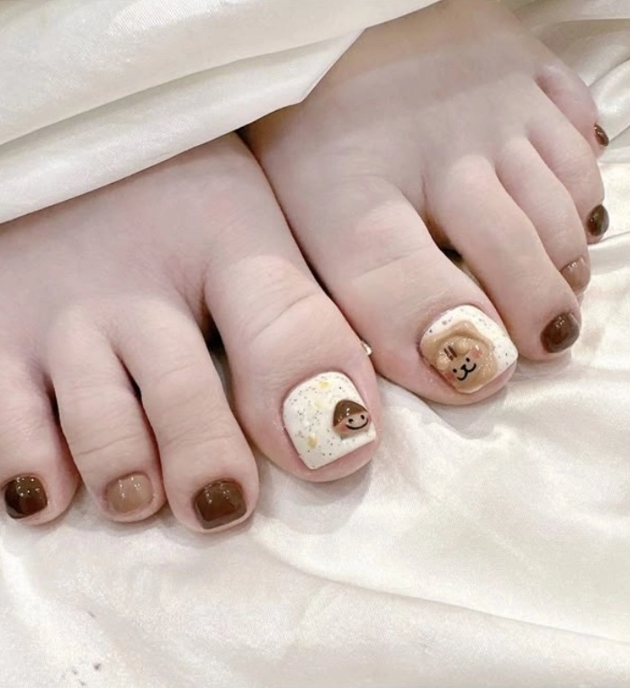 nail chân nhẹ nhàng sáng tạo