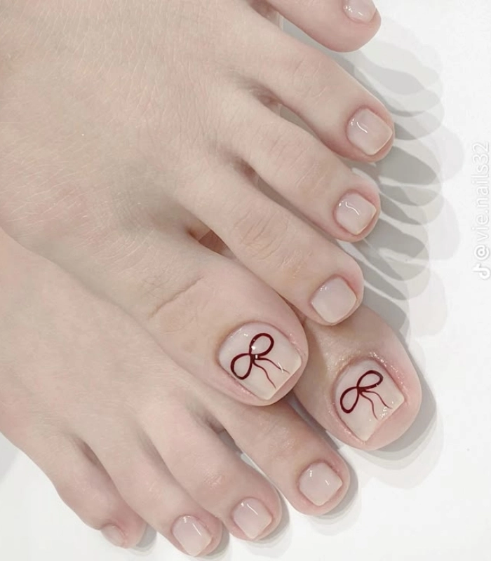 nail chân nhẹ nhàng xinh nhất