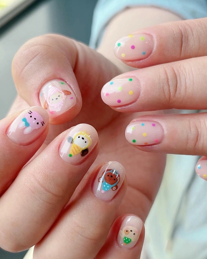 nail cho bé gái đẹp