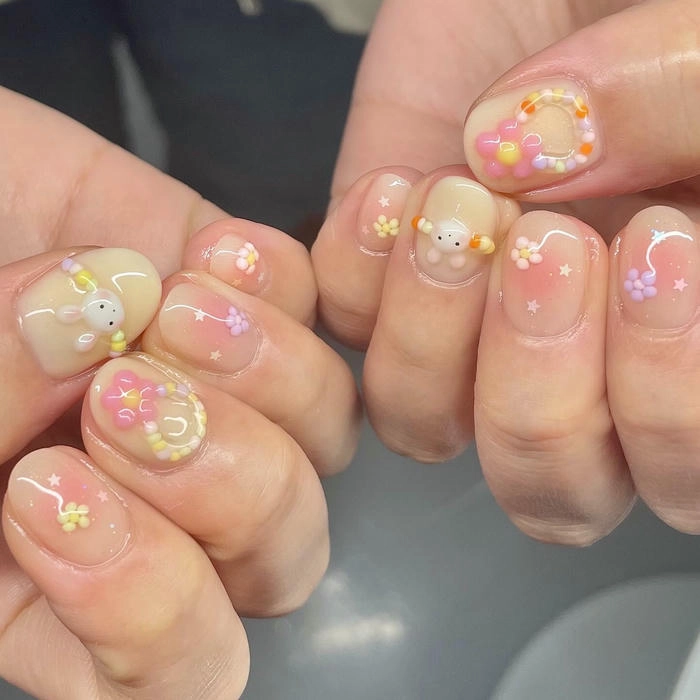 nail cho bé gái siêu đáng yêu