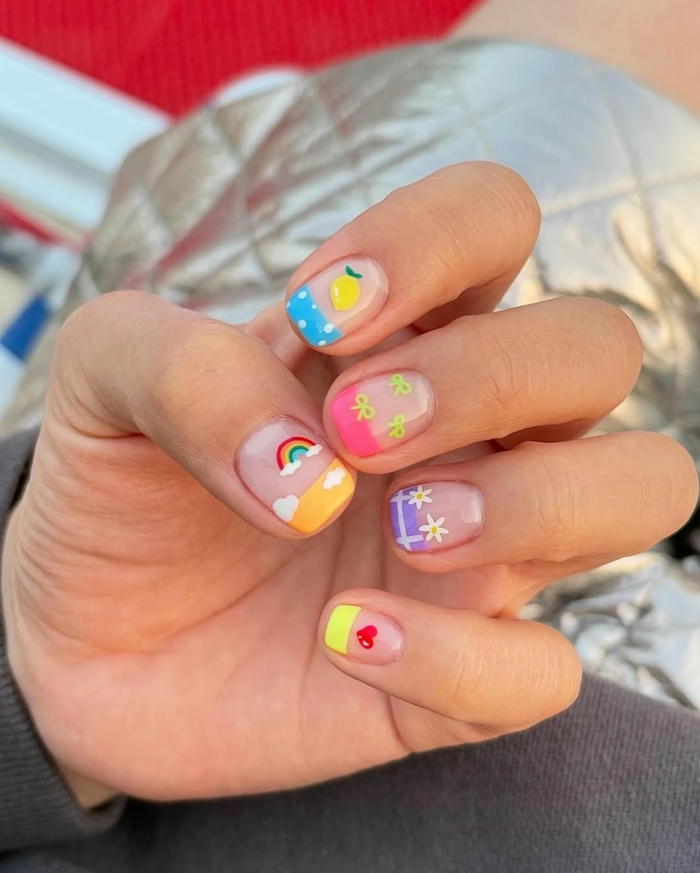 nail cute cho bé gái