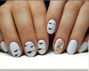 nail hình con ciu đơn giản