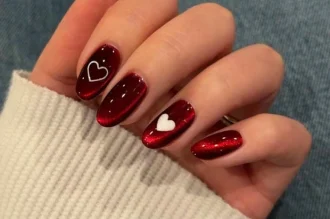 221+ mẫu nail đỏ cherry đẹp ngất ngây, diện lên là auto sang