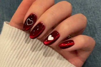 221+ mẫu nail đỏ cherry đẹp ngất ngây, diện lên là auto sang