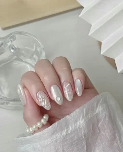 nail móng bầu đẹp