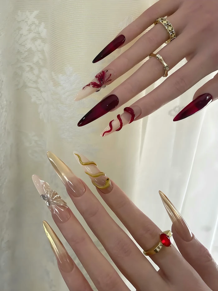 nail rắn sang chảnh