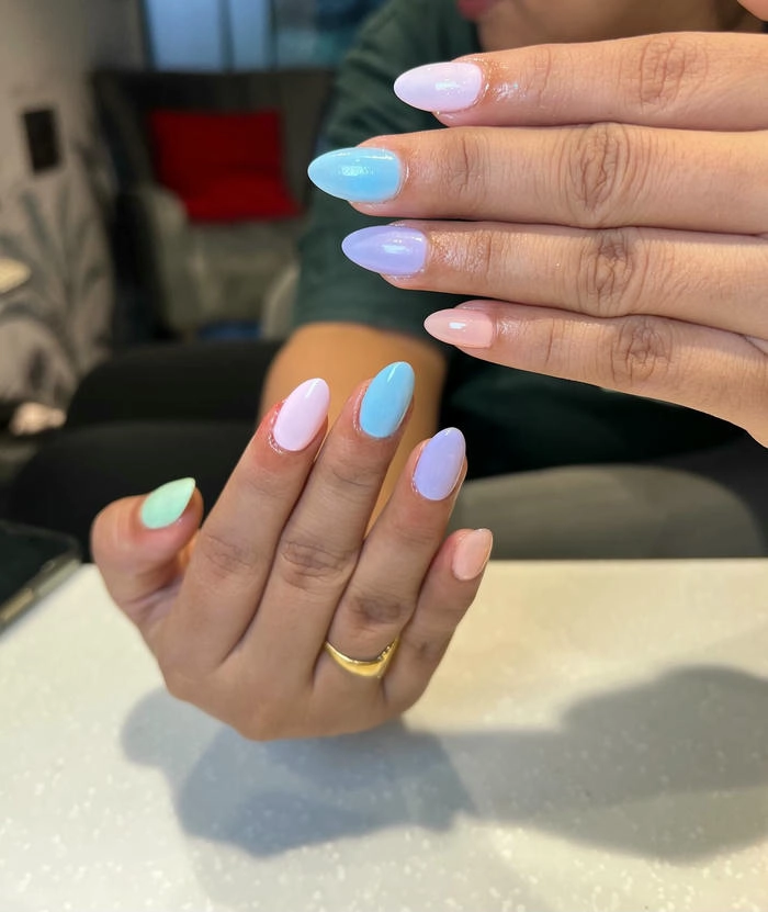 nail sơn pastel siêu xinh