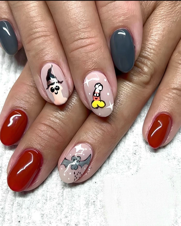 nail vẽ con ciu