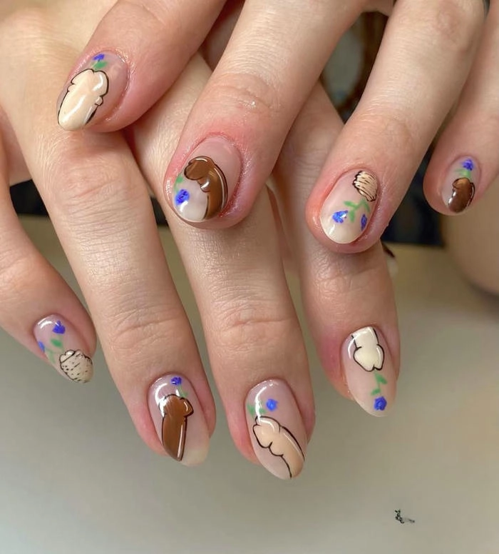 nail vẽ hình con ciu