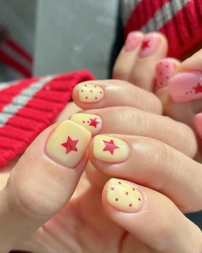 nail xinh cho bé gái đơn giản