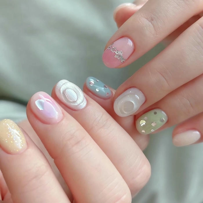 nail xinh cho bé gái nhẹ nhàng