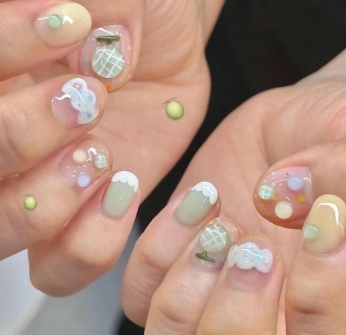 nail xinh cho bé gái
