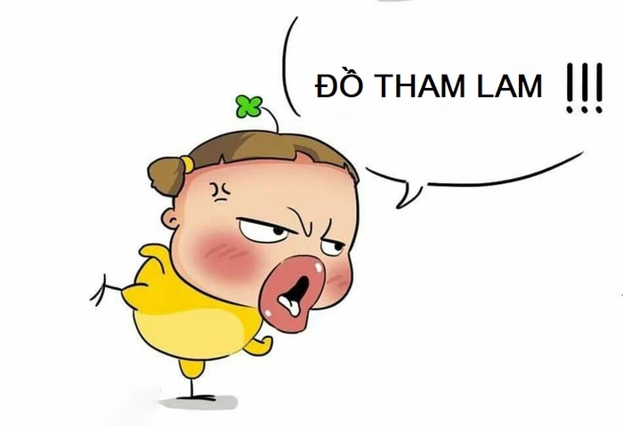 Ảnh meme hài hước về lòng tham