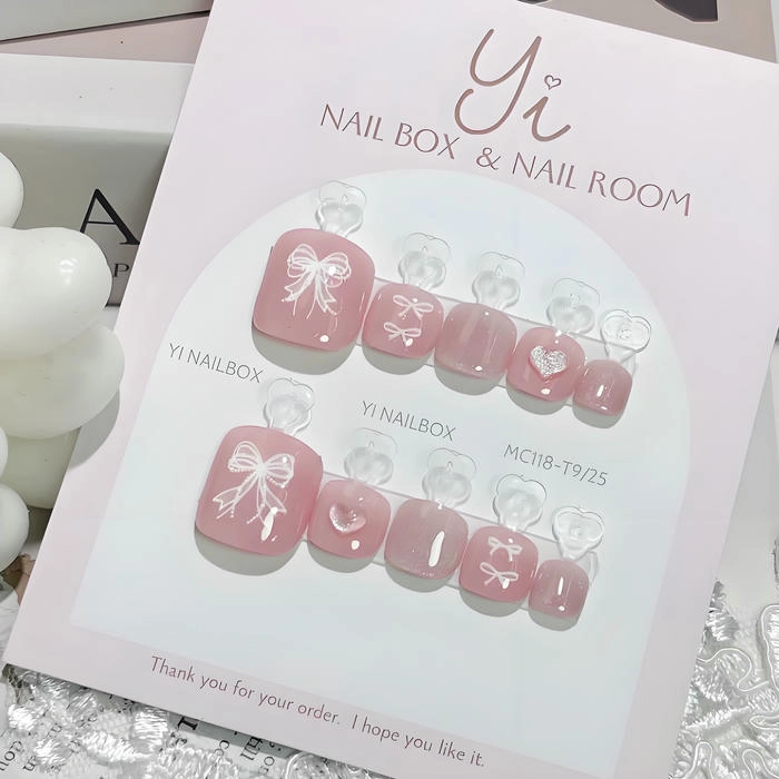 Bộ nailbox chân dễ thương