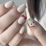 Mẫu nail Hello Kitty siêu xinh