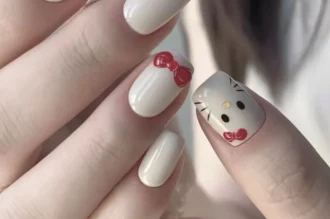 Tổng hợp 219+ mẫu nail Hello Kitty cute ai nhìn cũng mê