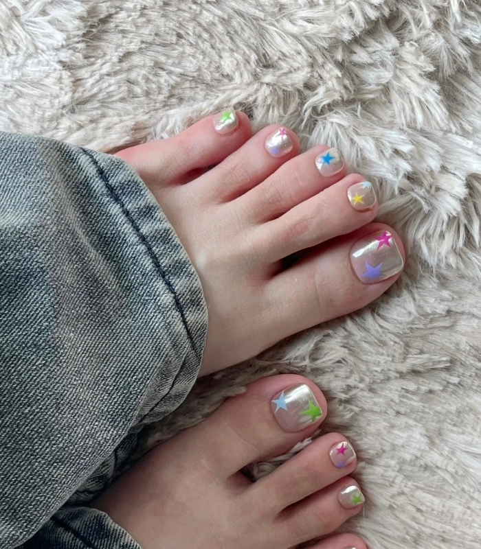 Mẫu nail chân đẹp tôn da nhất