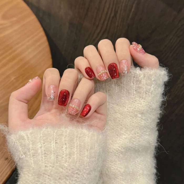 Mẫu nail cho người lớn tuổi nhẹ nhàng