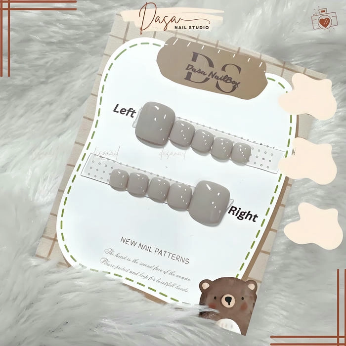 Mẫu nailbox chân dễ làm