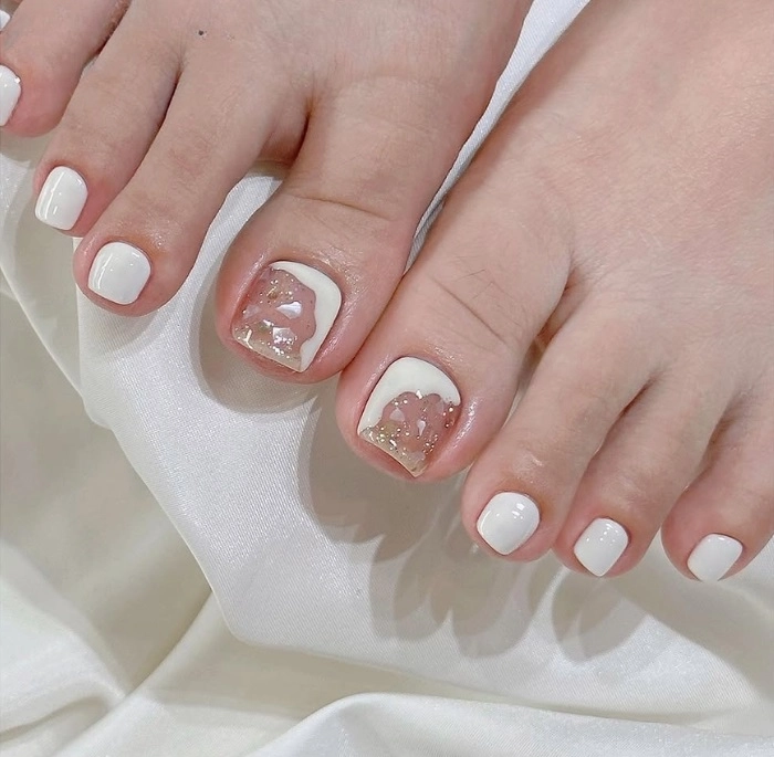 Mẫu nails chân xinh hot nhất