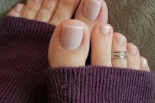 166+ mẫu nail chân màu nude xịn sò, tôn da không góc chết