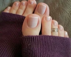 166+ mẫu nail chân màu nude xịn sò, tôn da không góc chết