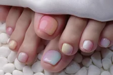 177+ mẫu nail chân ombre xịn mịn, chuyển màu xinh mê ly