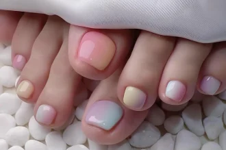 177+ mẫu nail chân ombre xịn mịn, chuyển màu xinh mê ly