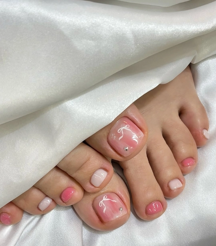 Nail chân tôn da dịu dàng