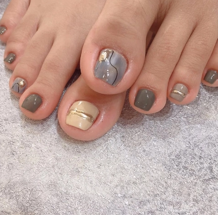 Nails chân xinh nhẹ nhàng