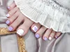 Nail chân màu tím: Nhẹ nhàng, sang xịn mịn hết nước chấm