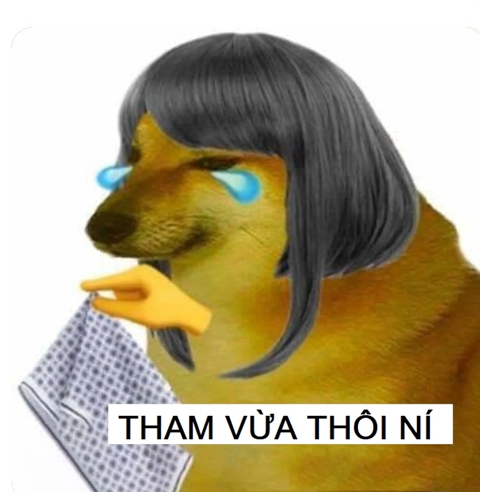 Tham lam ảnh chế mặn mà