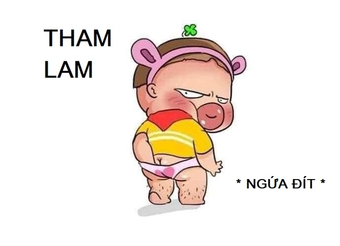 Tham lam meme ngắn gọn, súc tích