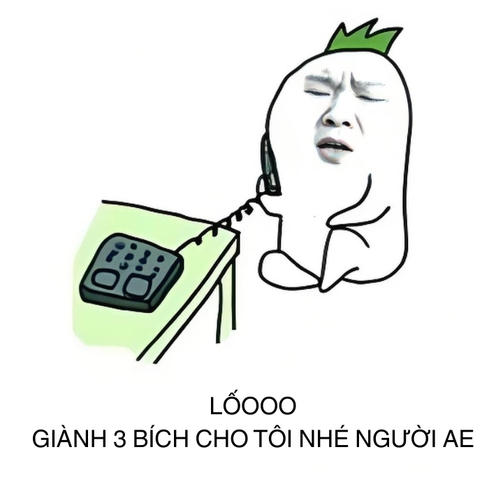 3 bích xin đi trước meme