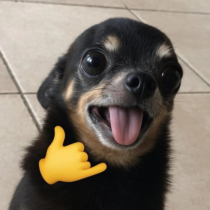 Ảnh Chihuahua meme call me baby