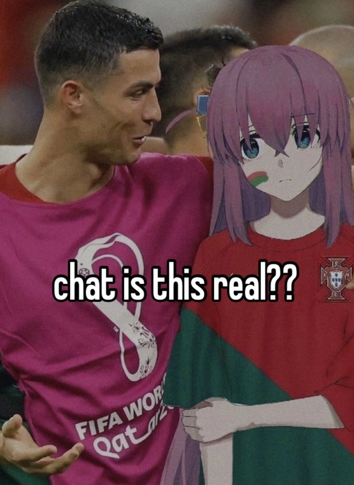 Ảnh Ronaldo meme cười xỉu