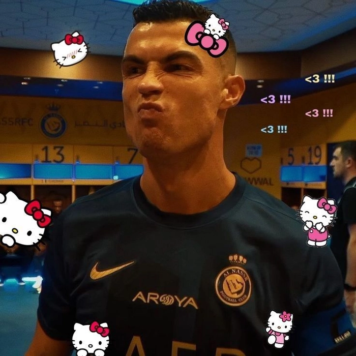 Ảnh Ronaldo meme tấu hài