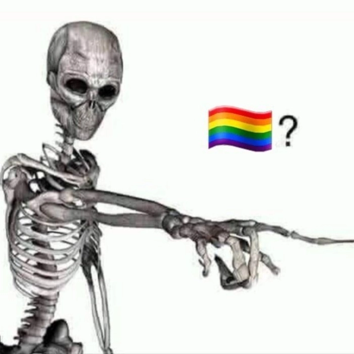 Ảnh Skeleton meme chất chơi