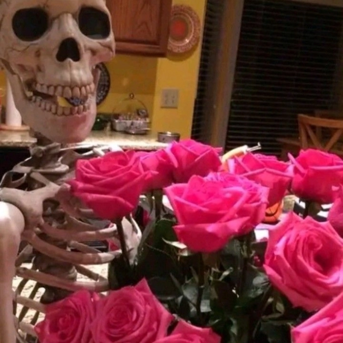 Ảnh Skeleton meme chill vibe