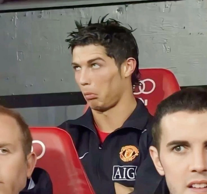 Ảnh meme Ronaldo chế vui