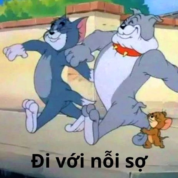 Ảnh meme Tom and Jerry dễ thương