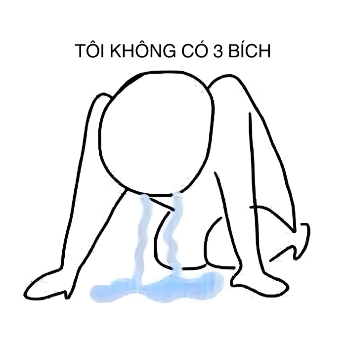 Hình meme 3 bích