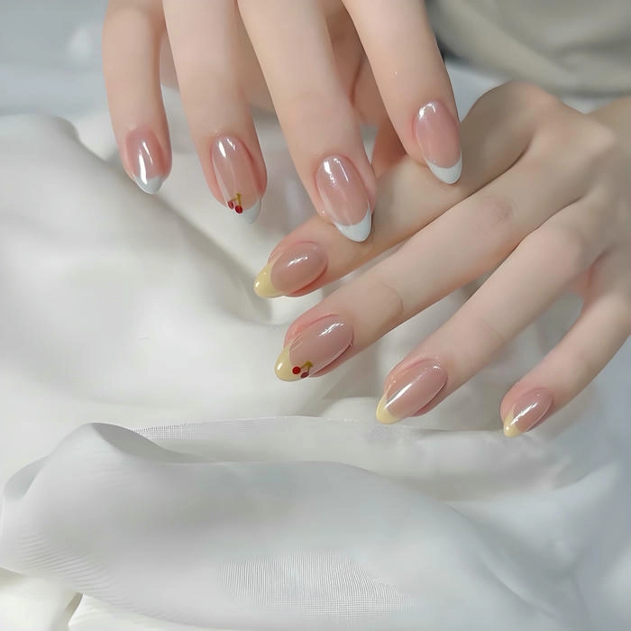 Mẫu móng gel ngọc trai