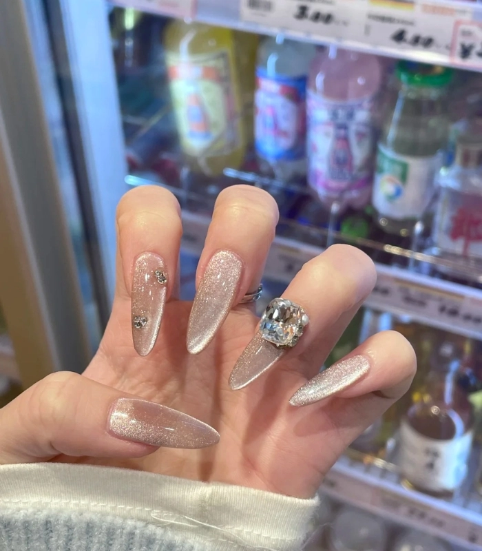 Mẫu nail sơn thạch đơn giản đẹp