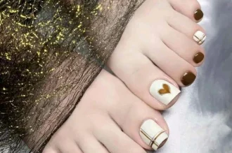 188+ mẫu sơn móng chân màu nâu tây đẹp dịu dàng cực sang