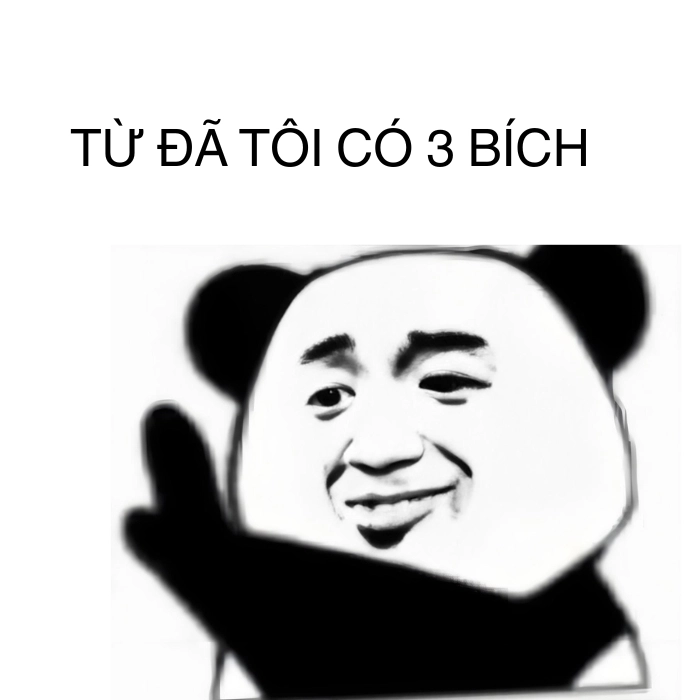 Meme 3 bích trúng tim đen