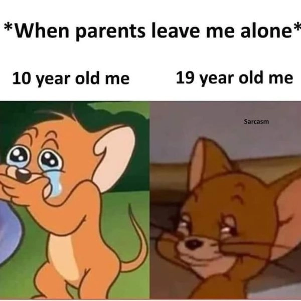 Meme Jerry sợ hãi