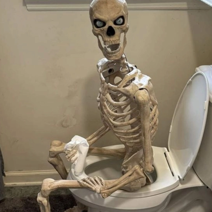Meme Skeleton khó đỡ